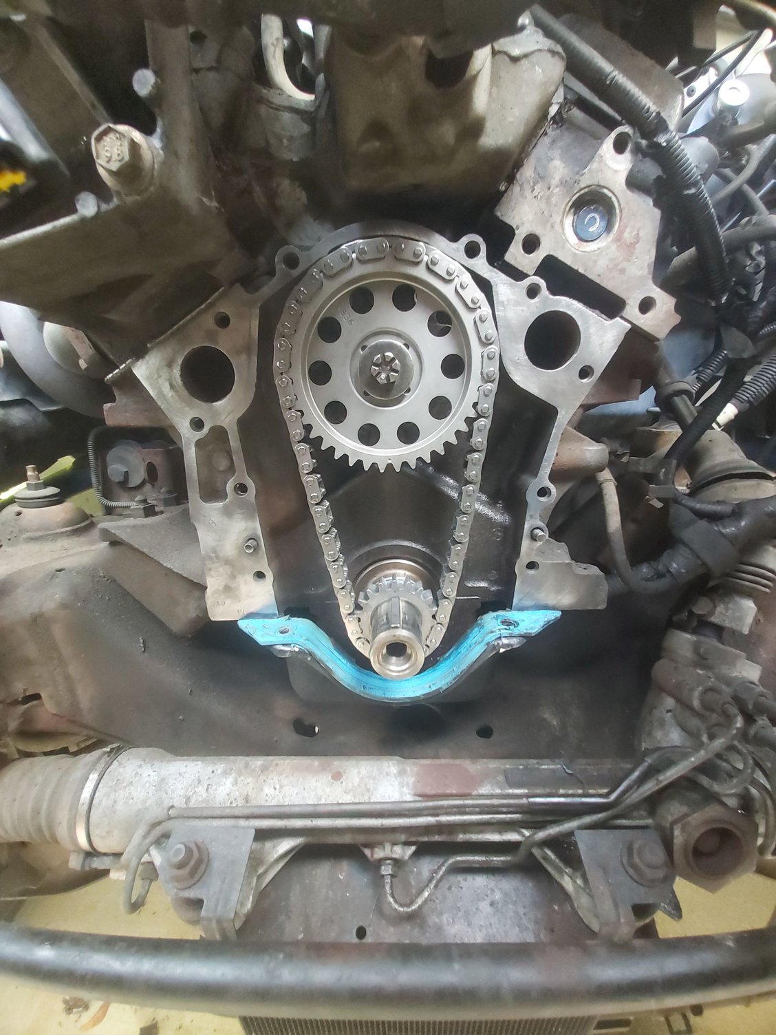 Cloyes single roller timing chain install 1999 3.0L Ford Truck