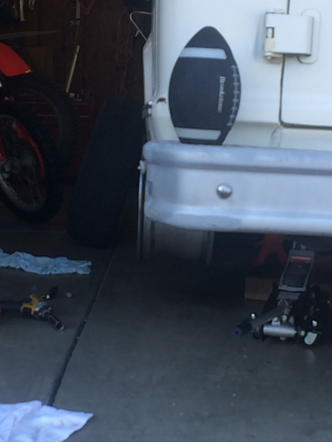 1989 E150 tire hitting wheel well / fender question Ford Truck