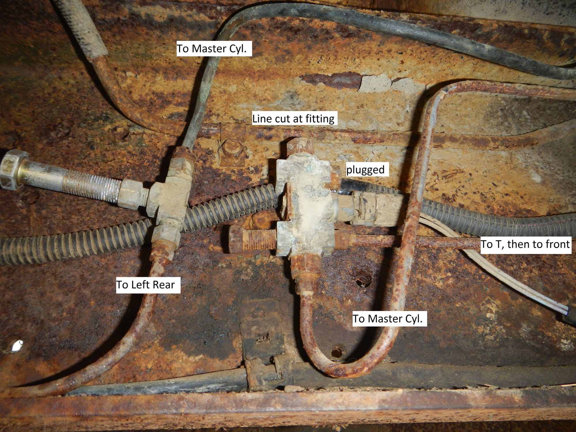 1972 F600 brake line madness Ford Truck Enthusiasts Forums