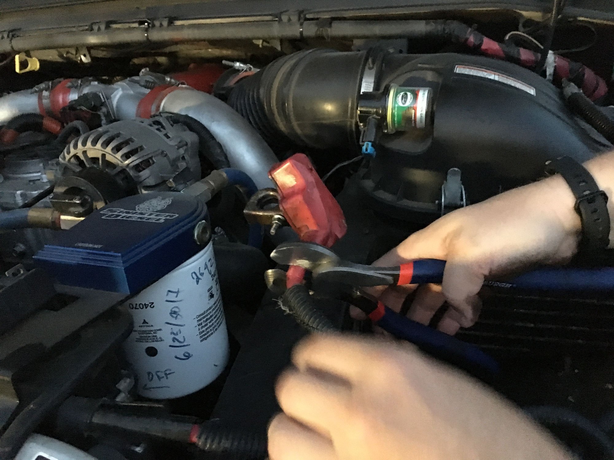 Made the cut battery cable upgrades Ford Truck Enthusiasts Forums