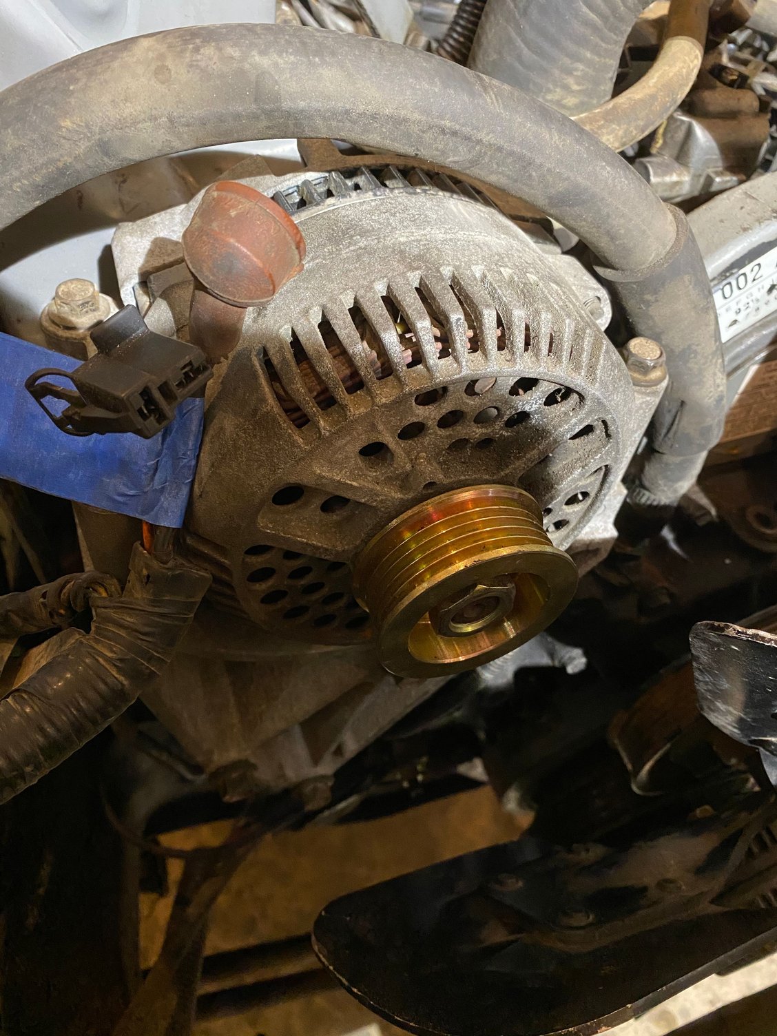 1993 7.3 non-turbo engine in 1990 f-350 alternator questions - Ford
