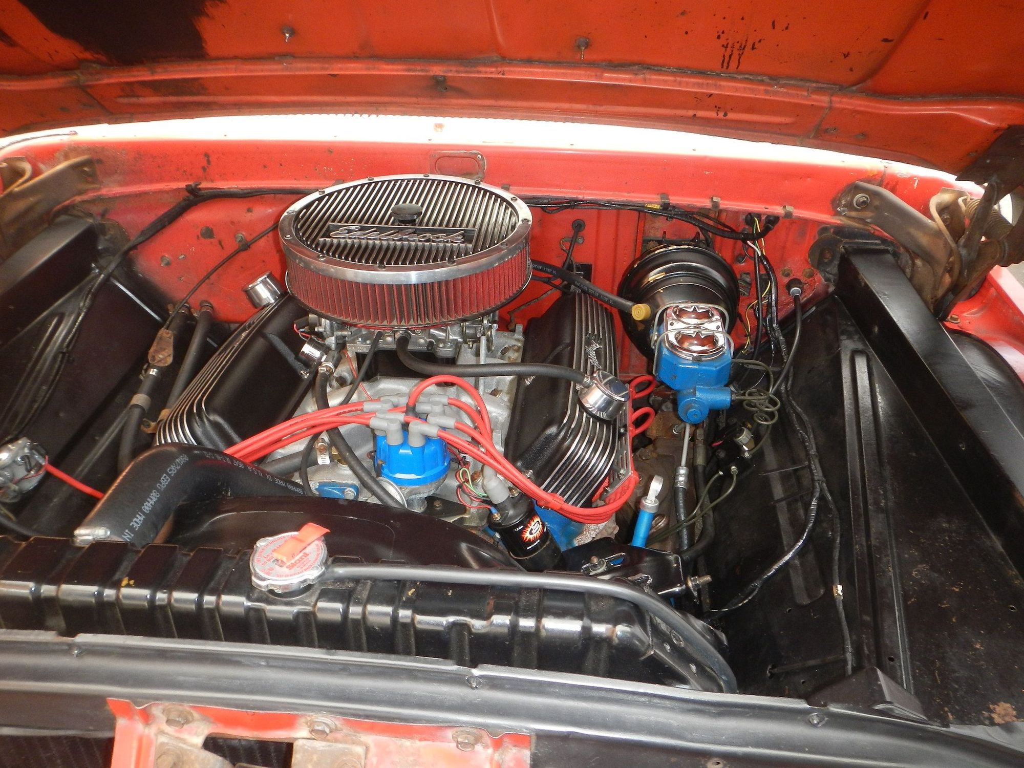 62 Ford F100 Unibody Factory Radiator With Electric Fan