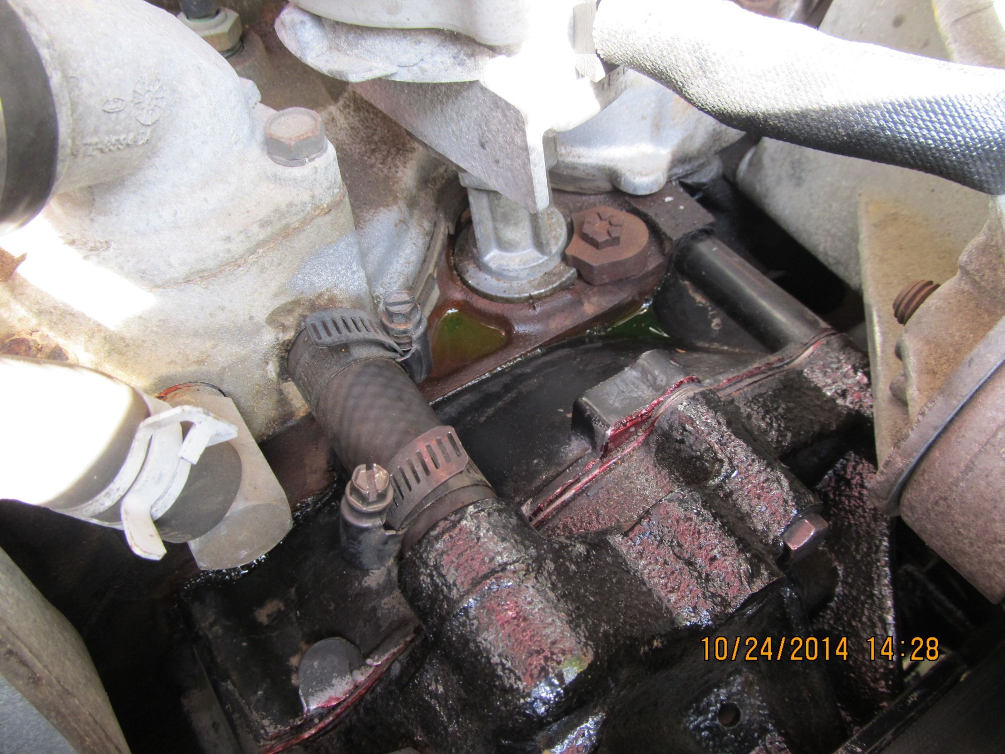 Timing Chain Cover Antifreeze Leak Ford Truck Enthusiasts Forums