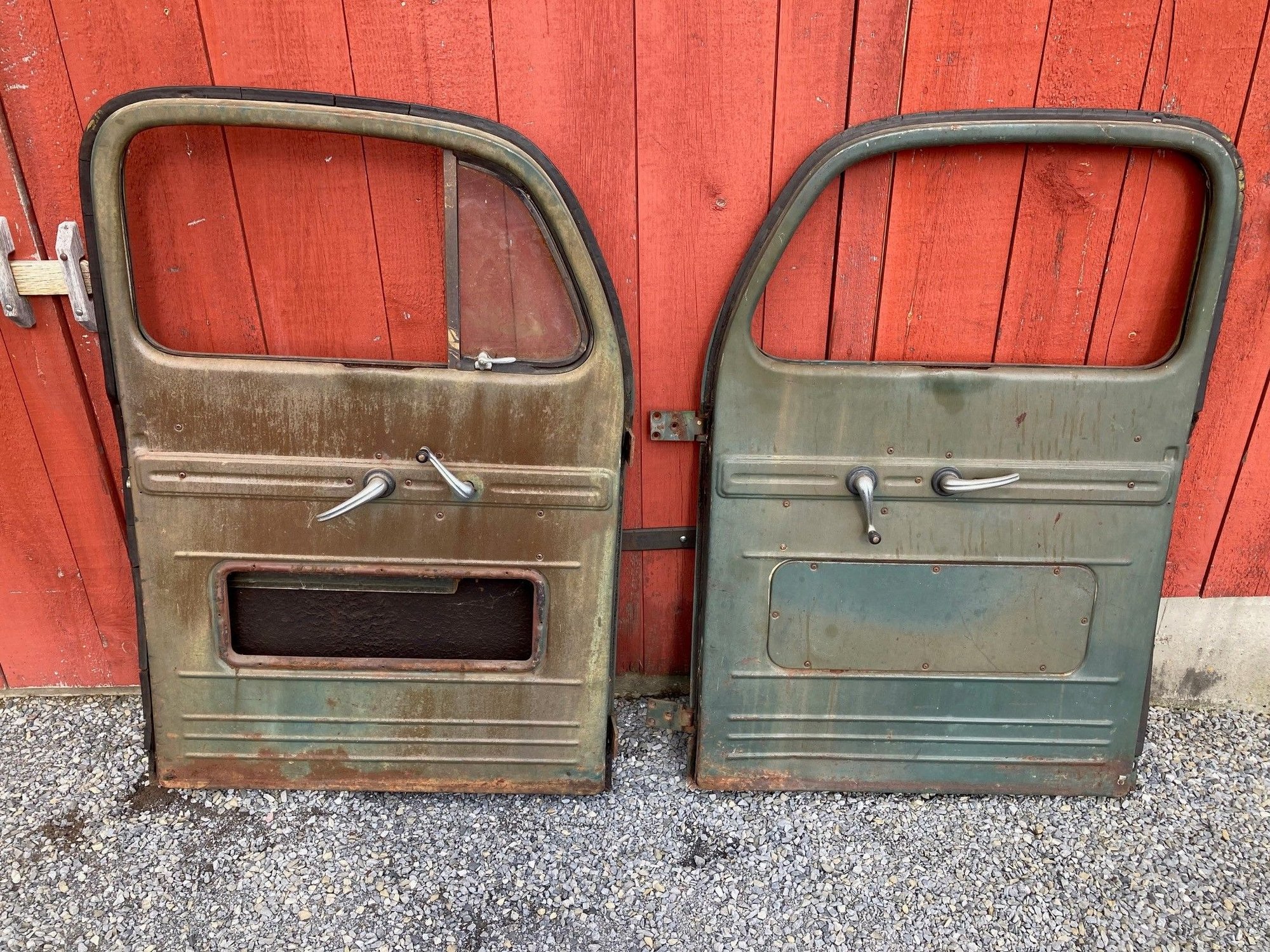 Exterior Body Parts - 1948-1950 Ford Truck Doors - Used - 1948 to 1950 Ford F Series - Vergennes, VT 05491, United States