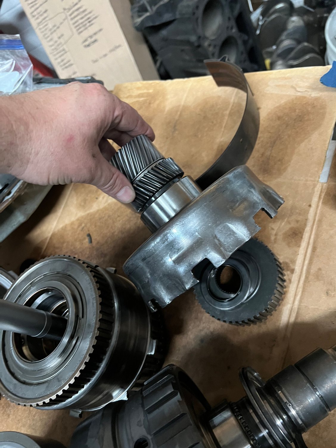 This drive shell was the issue, weld broke on the inside