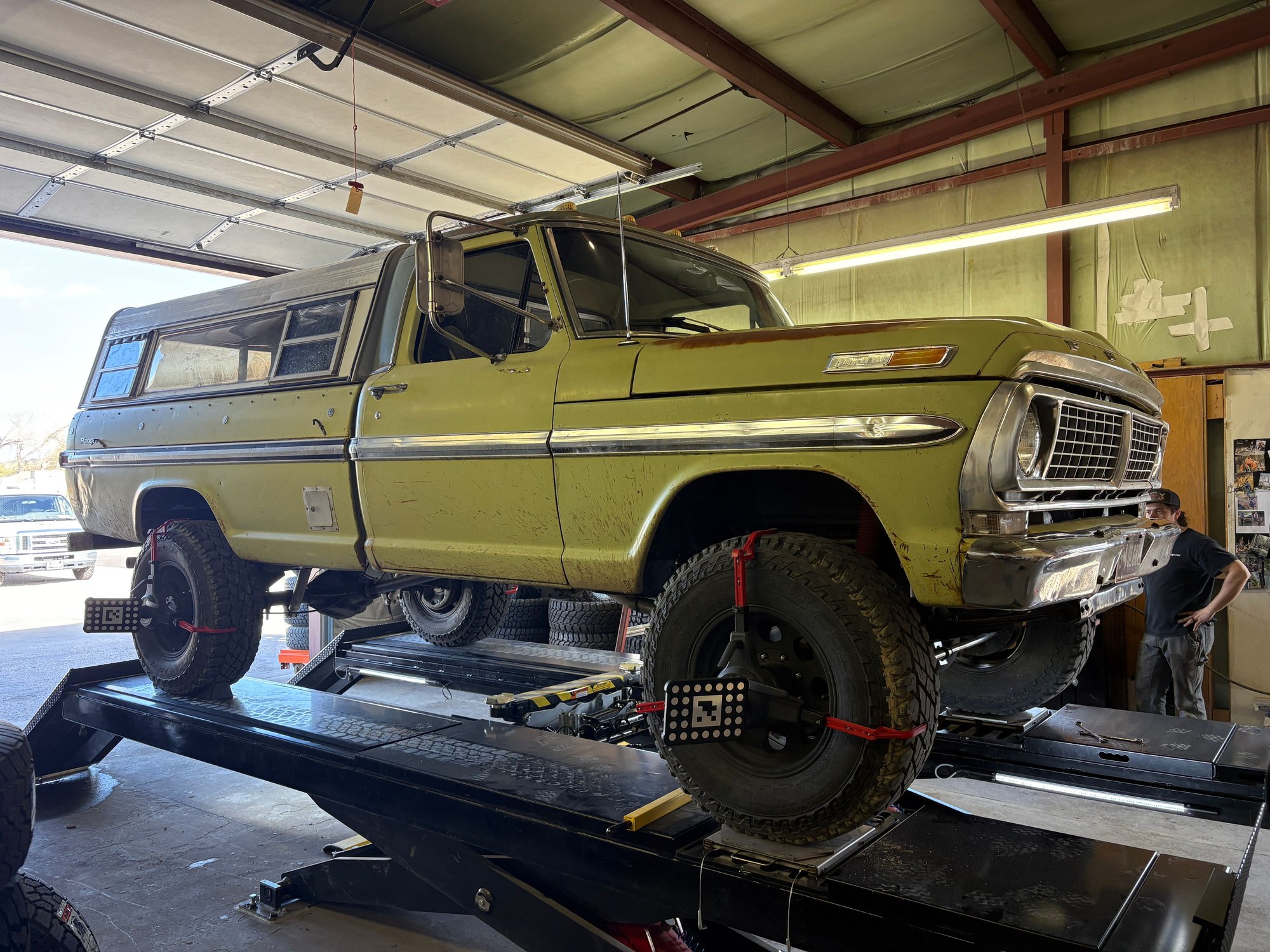 Went and got an alignment done today. The tech said my tape measure alignment wasn�t far off. 