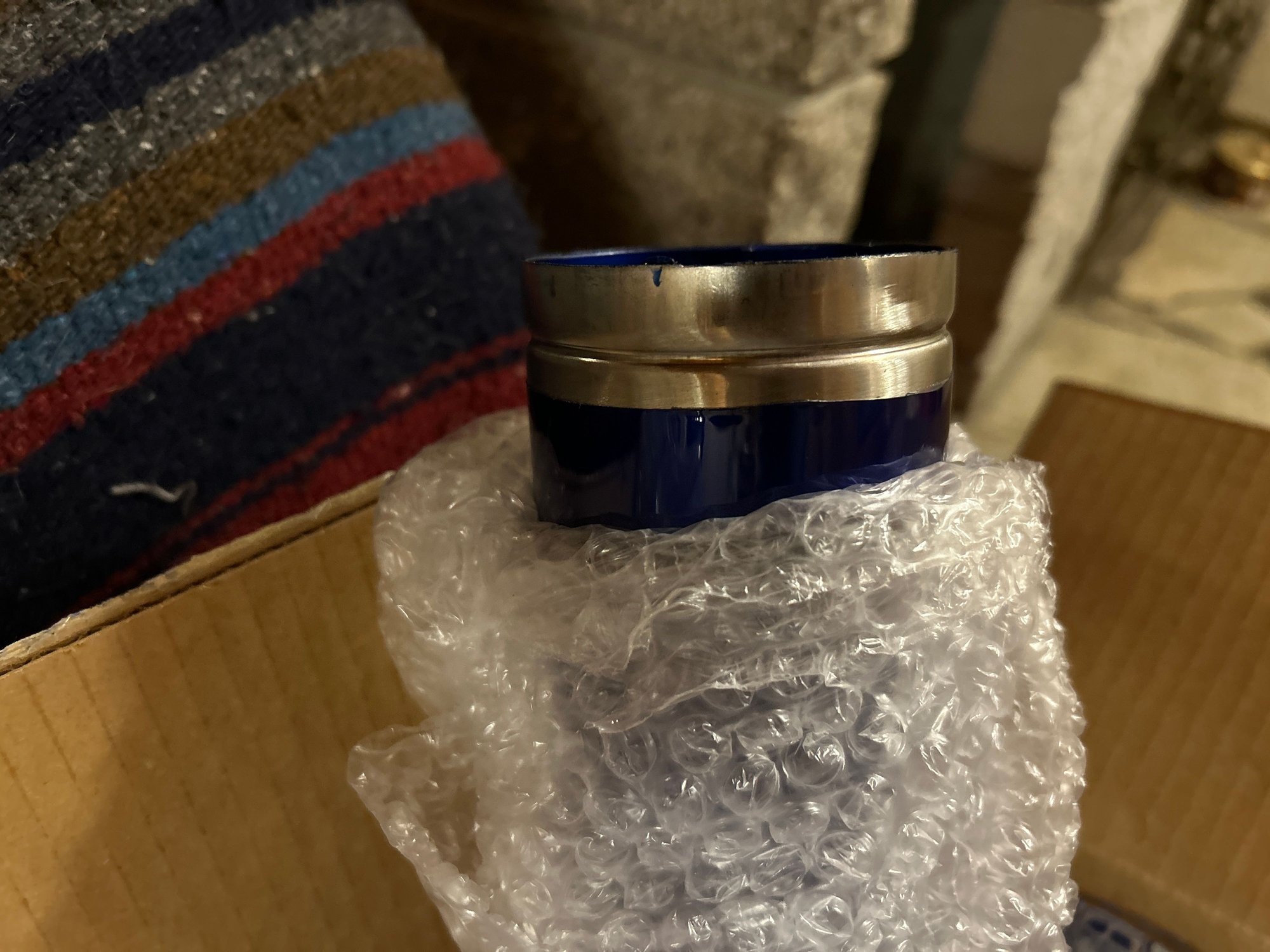 As promised they have taped off the clamp location for the new pipe delivered. This one is going on the shelf for now. Gonna run the one I prepped and if all is well then this one goes onto marketplace to recoup some of my cost. 