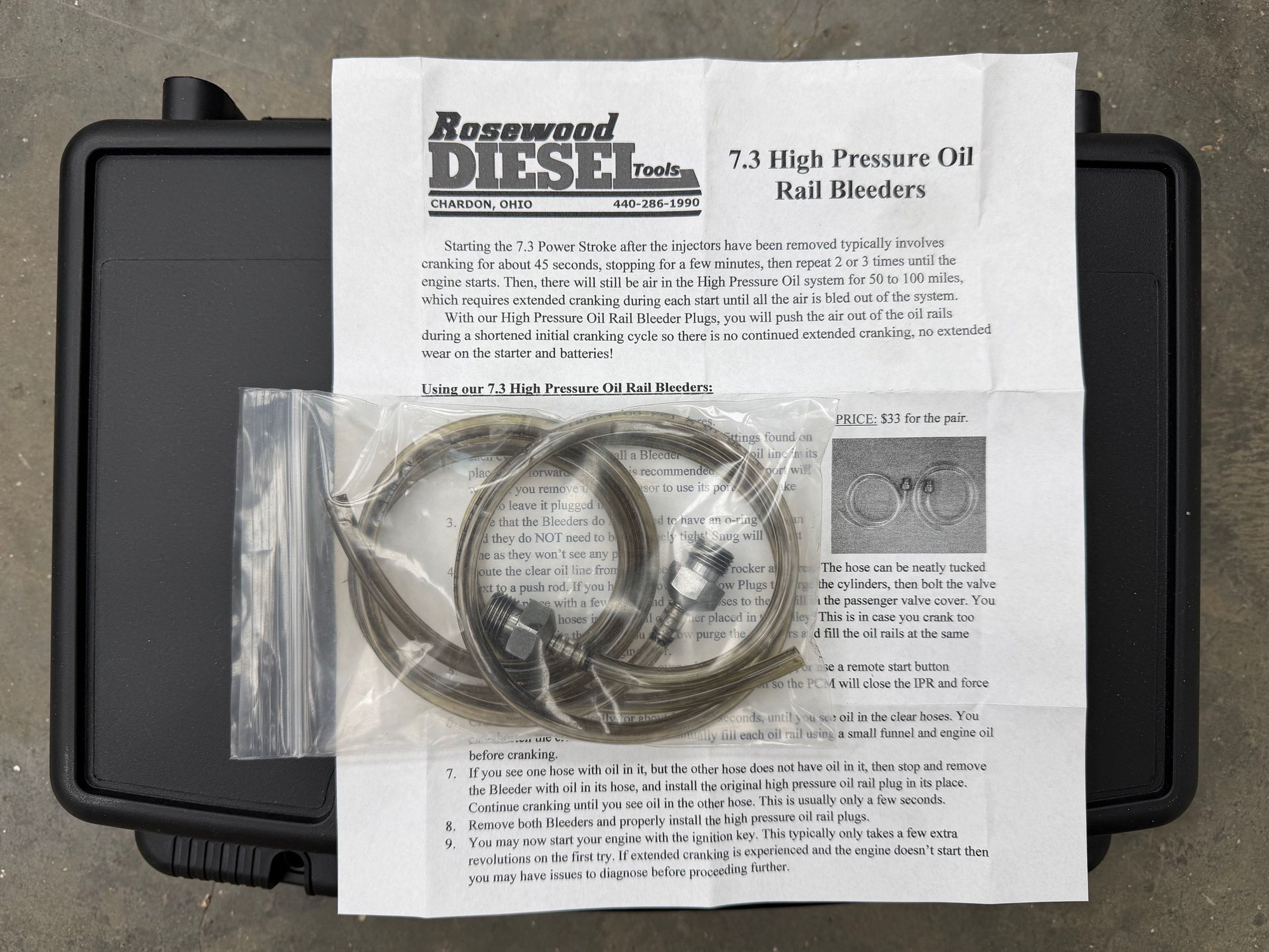 Engine - Internals - Rosewood Diesel 7.3 Power Stroke Engine Injector Bore Long Plug Kit - Used - 0  All Models - Greer, SC 29651, United States