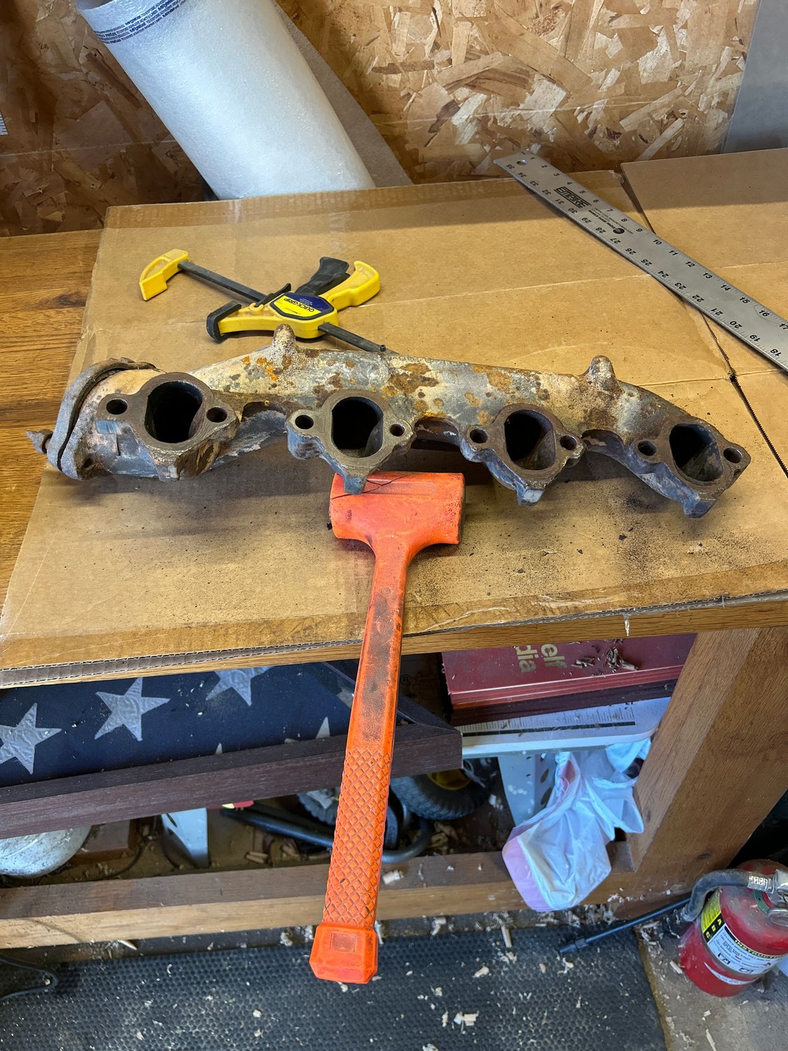 They weren�t too bad. One of them was still pretty good. The other one had a little bit of a gap on one and was gonna require a little bit of surfacing to try and get them even.