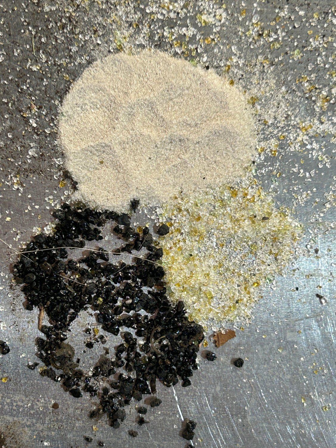 Comparison to sandblast cabinet sand