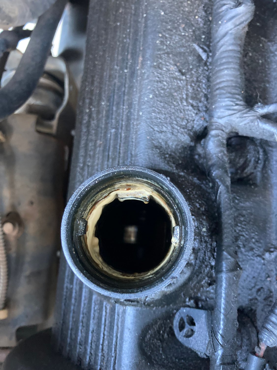 Gunk on Oil Cap Ford Truck Enthusiasts Forums