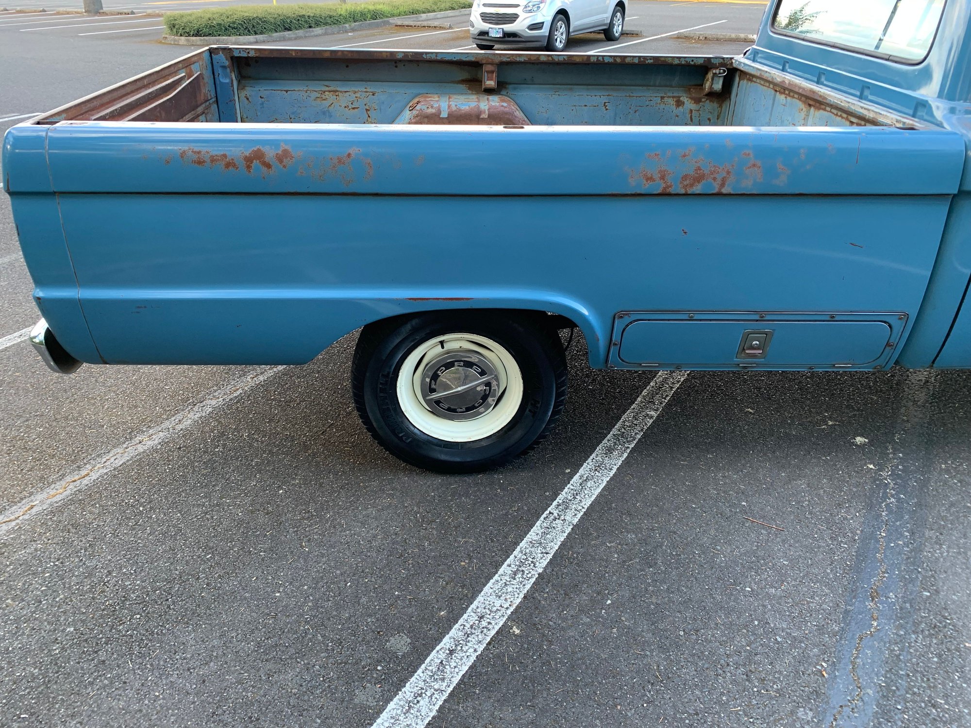 1966 Ford F-100 - 1966 F 100 Custom cab- super clean, almost no rust, very nice original truck - Used - VIN f10yr776059 - 92,000 Miles - 8 cyl - 2WD - Manual - Truck - Blue - Portland, OR 97140, United States