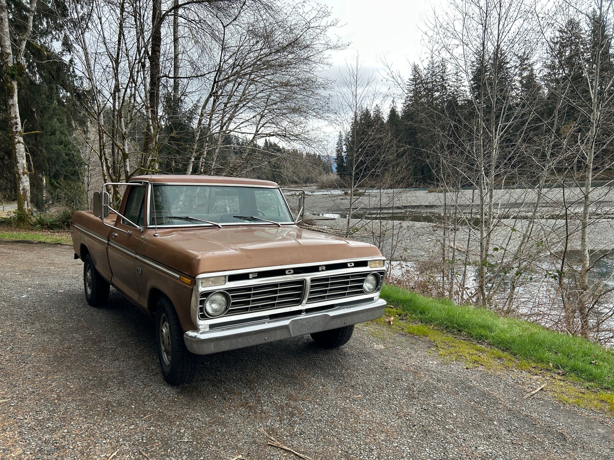 Parked at the Hoh River