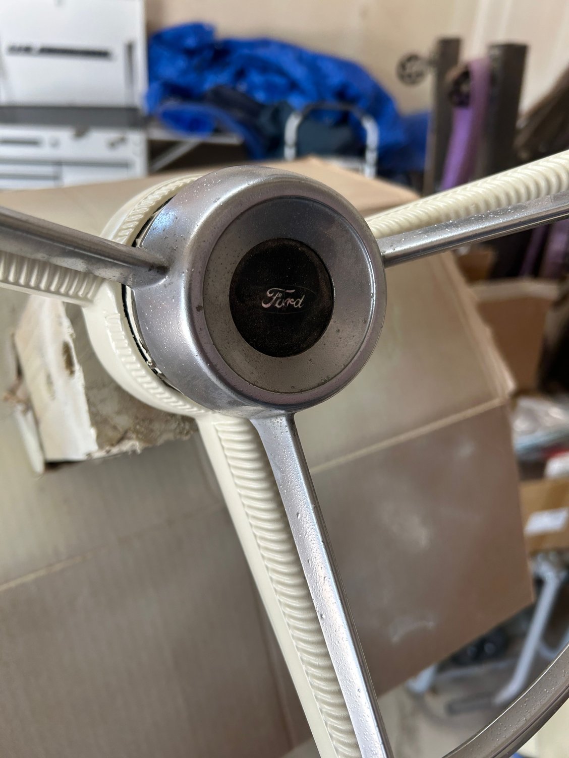 Horn ring needs some attention and a new center button.