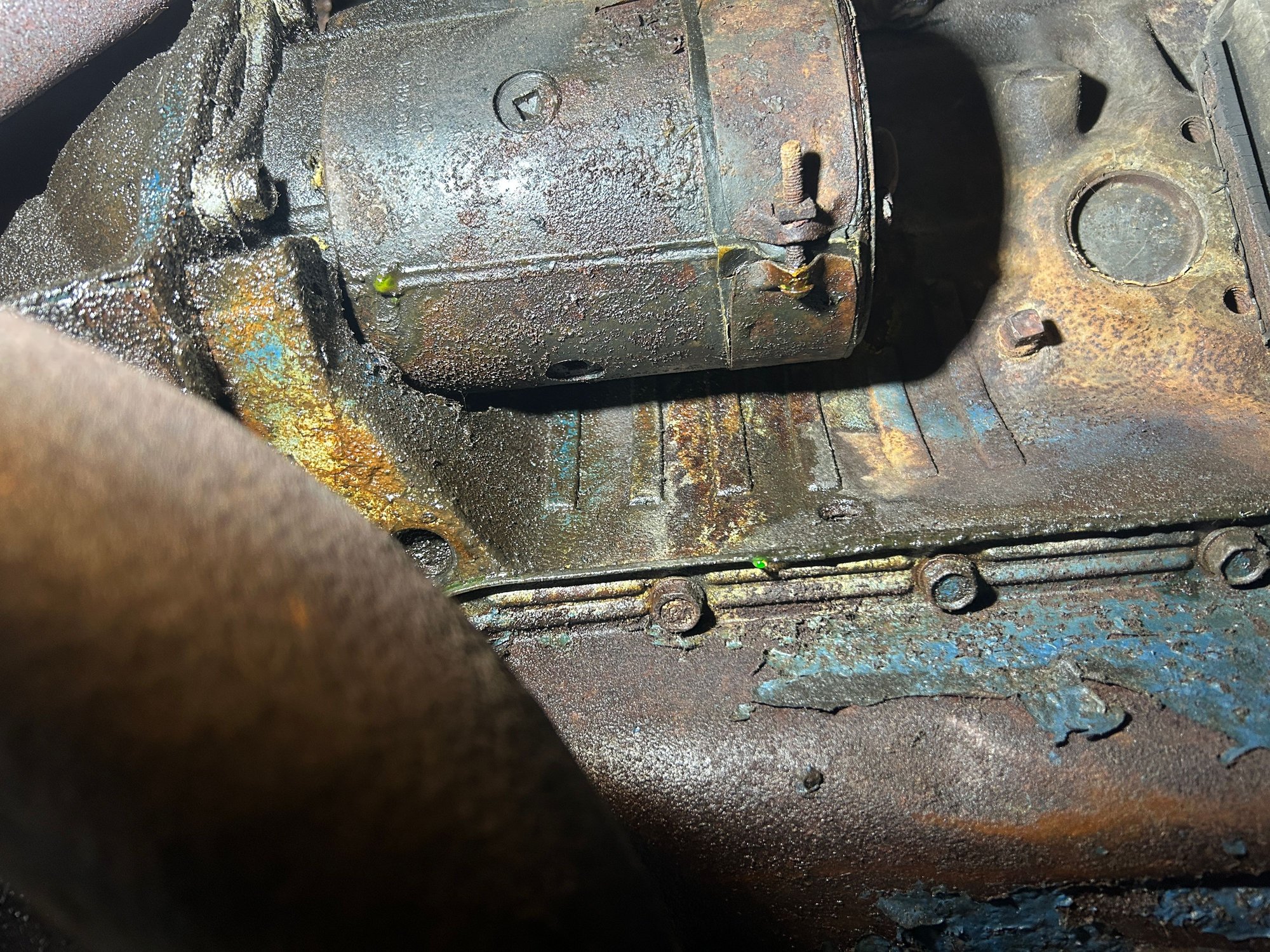 small drips coming off starter too