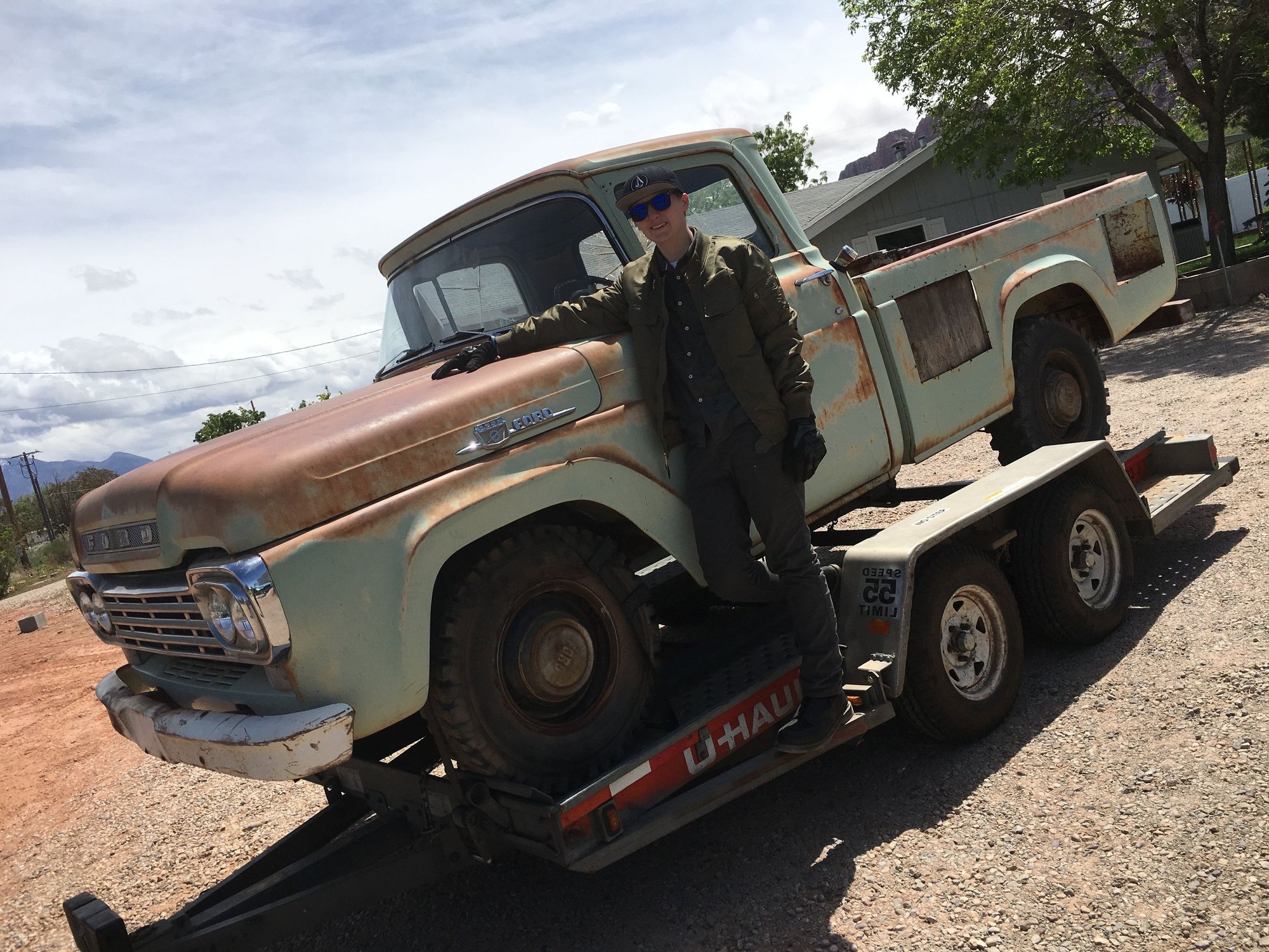 Picking up the truck in MOAB