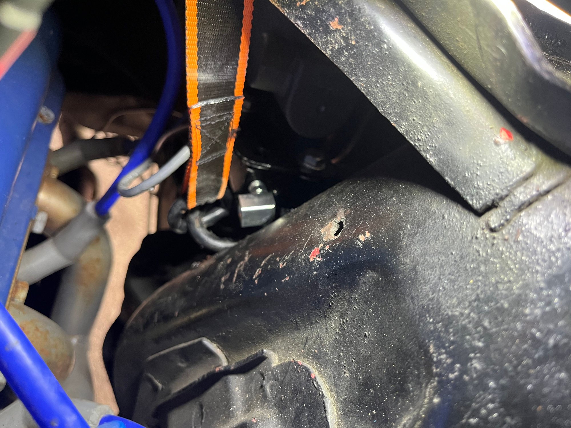 I ground down the corner of my 90 degree piece, just to give as much clearance as possible, and was able to get it started easily.