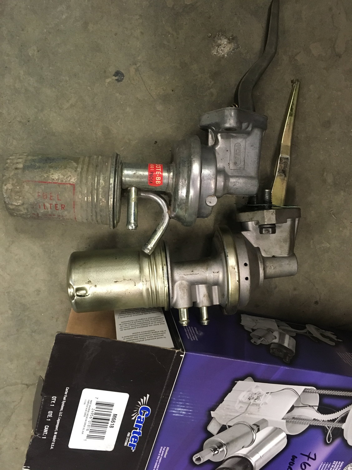Carter M6618 Mechanical Fuel Pump 
