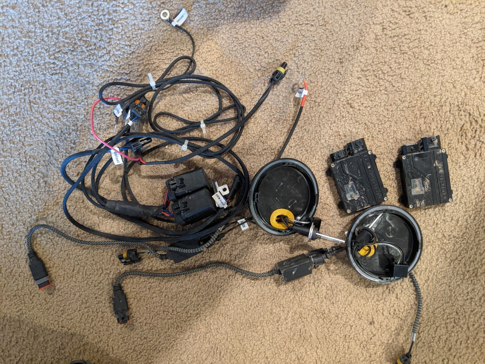 Lights - ANZO headlights + HID & LED bulbs (15-17 F150) - Used - 2015 to 2017 Ford F-150 - Springfield, MO 65807, United States