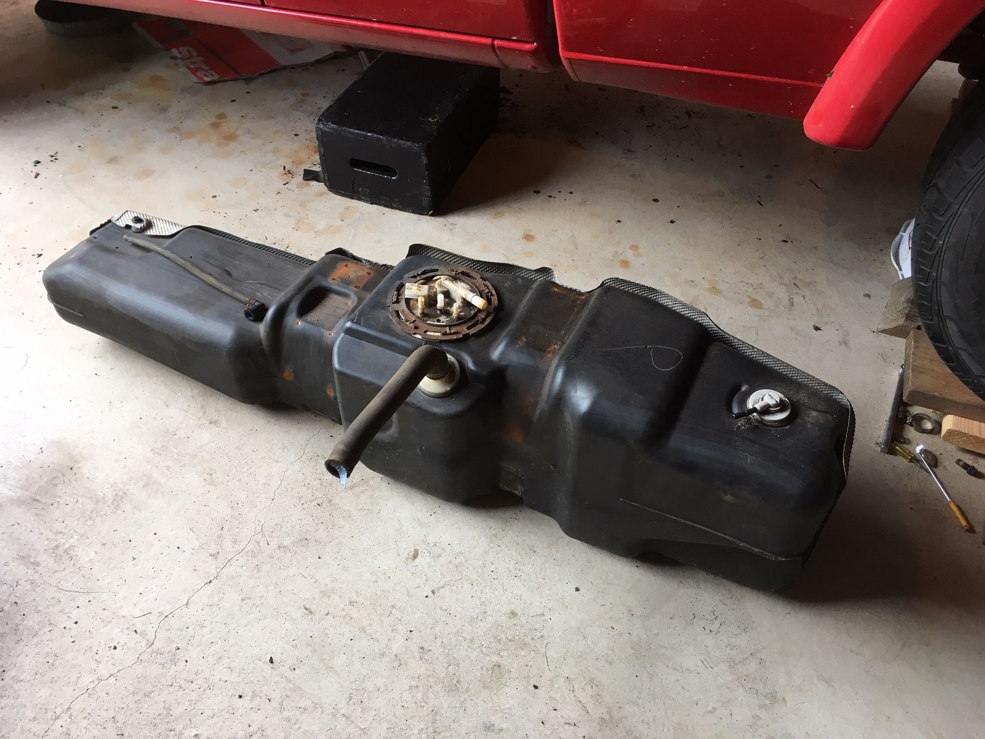 Dropping fuel tank to replace pump Ford Truck Enthusiasts Forums