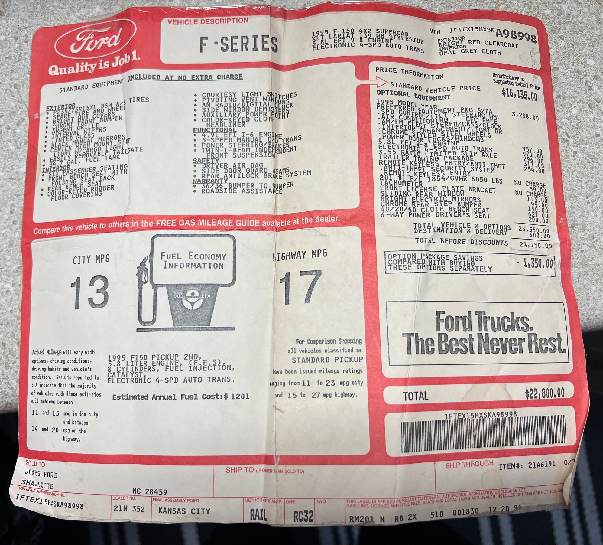 95 F150 tune up Page 2 Ford Truck Enthusiasts Forums