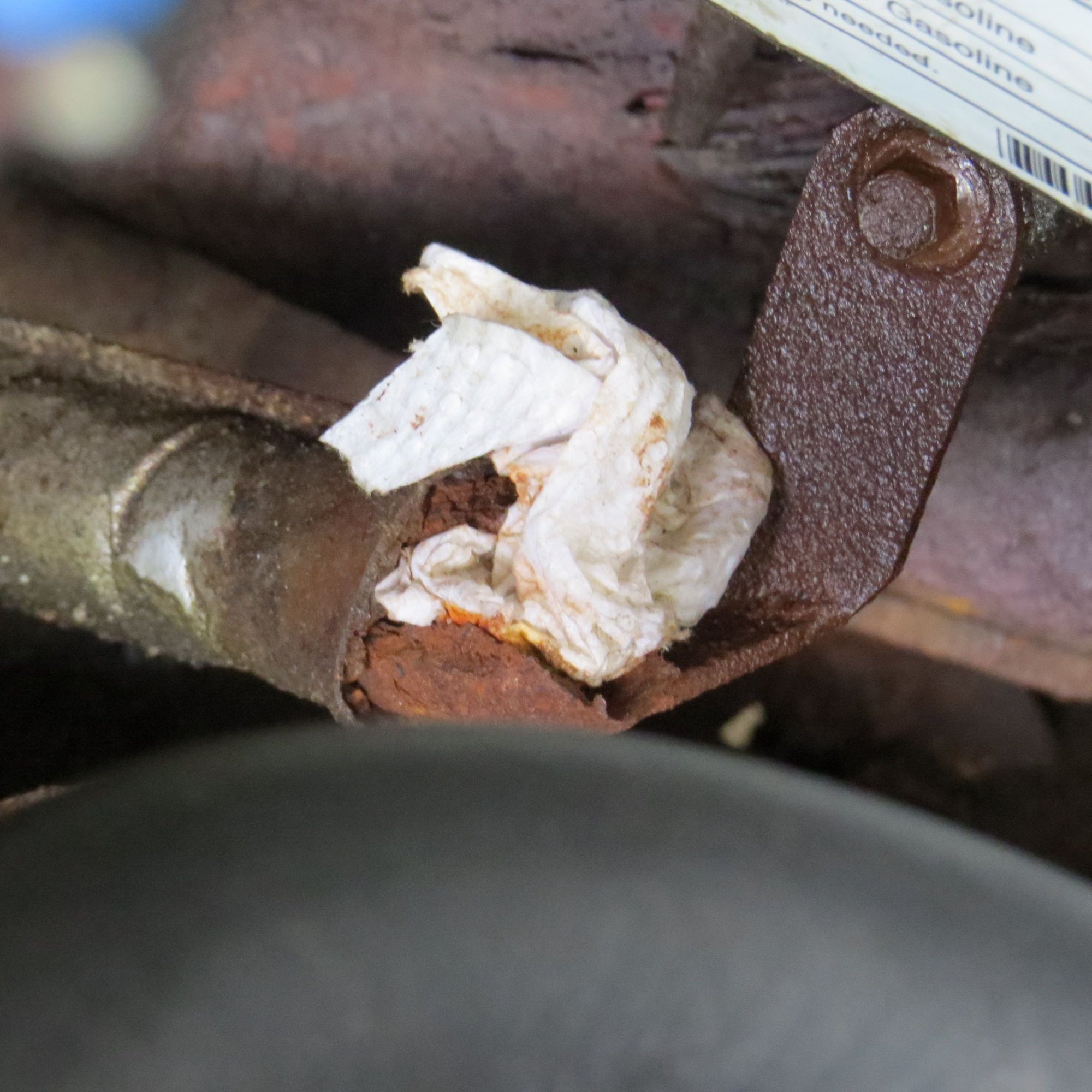 Trans dip stick tube stuck bolt Ford Truck Enthusiasts Forums