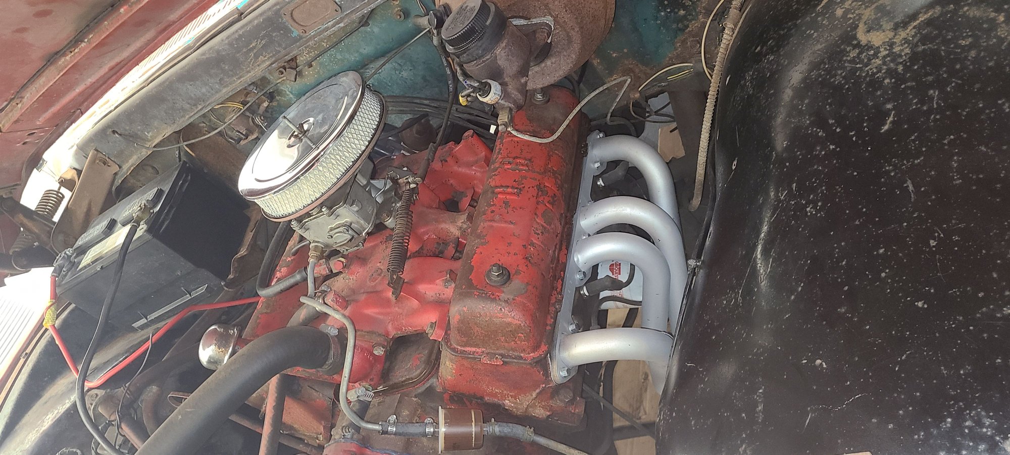 292 Y block Popping through exhaust and carb Ford Truck Enthusiasts