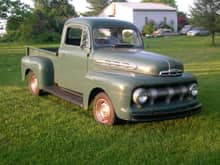 1951 Ford F1. This is what the truck looked like when I bought it.