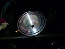 Fuel tank sump I turned on my lathe.