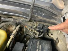 I traced the blue wire. It looks like it’s a factory wire and it goes straight to that relay that my fingers touching. Why did they do this? Does anybody know what they can tell me would help