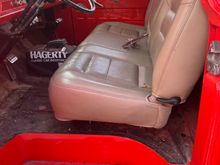 This will get replaced with Bronco front seats and console.