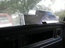 And here's a look at my freshly fabricated stainless steel glovebox for my '78.
