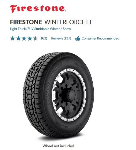 Wheels and Tires/Axles - NEW! - STUDDED Winter Snow Tires - New - 2022 to 2026 Ford F-350 Super Duty - Franklin, KY 42134, United States