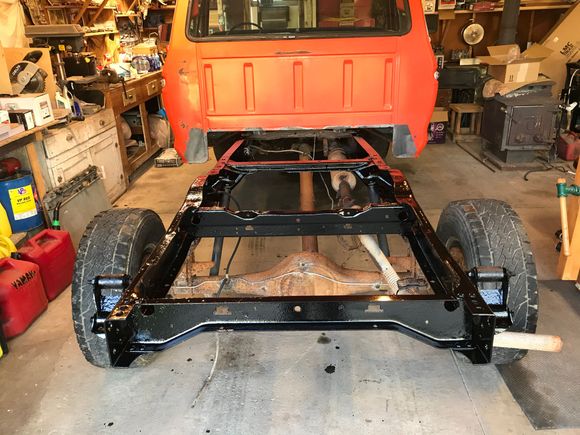 Did POR 15 and then did the topcoat to protect it from UV.