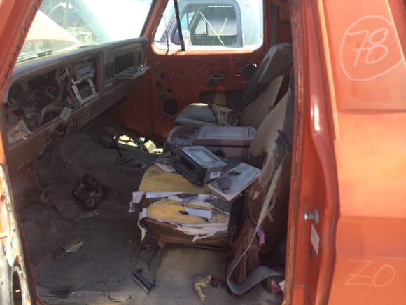 1978 bronco seats for the f100