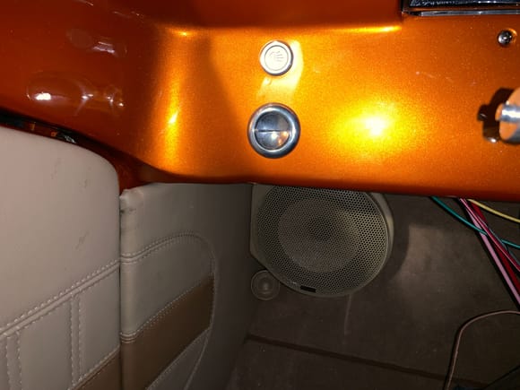 installed the speaker pods with speakers