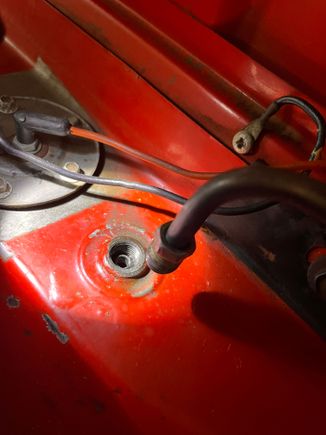 How to get steel uptake pipe out of tank?