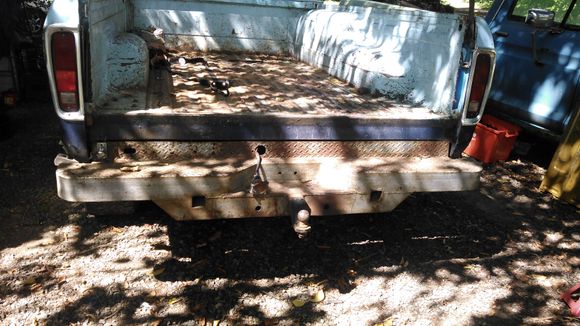 Before . Nasty rusty thing