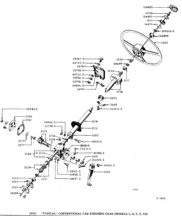 Steering Column Diagram