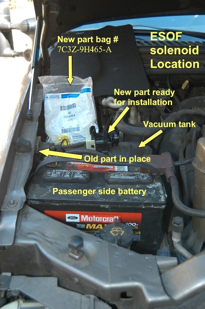 ESOF solenoid location photo - Ford Truck Enthusiasts Forums