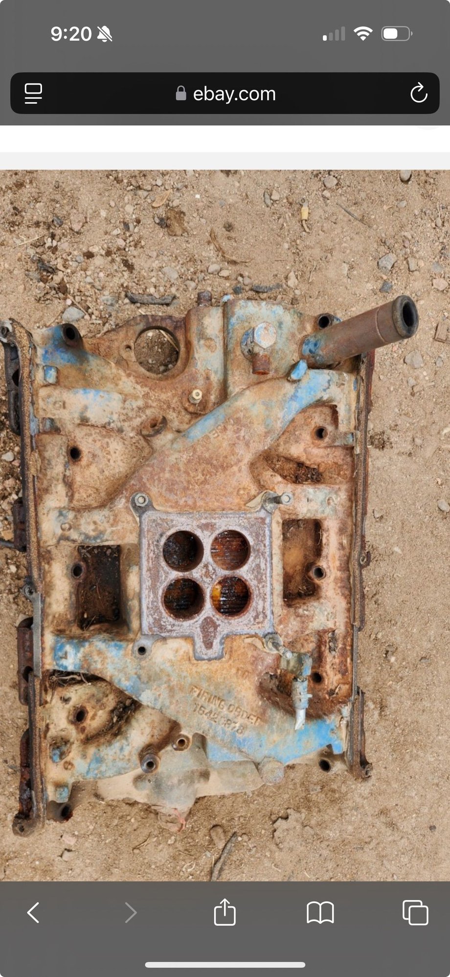 The tube I�m talking about is on the top right of the manifold in this picture. 