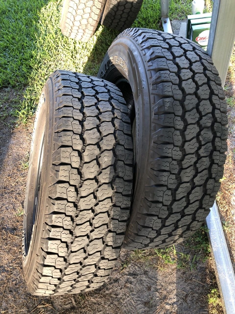 275/70r18 Goodyear Wrangler tiresalmost new Ford Truck Enthusiasts