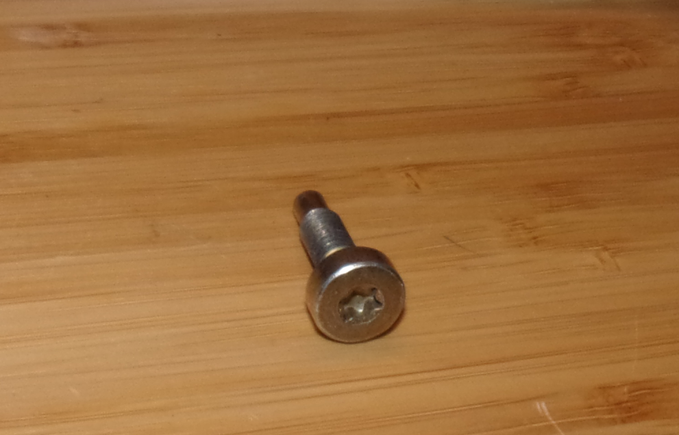 Found on floor by throttle pedal. T30 head.