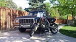 Garage - the brown truck