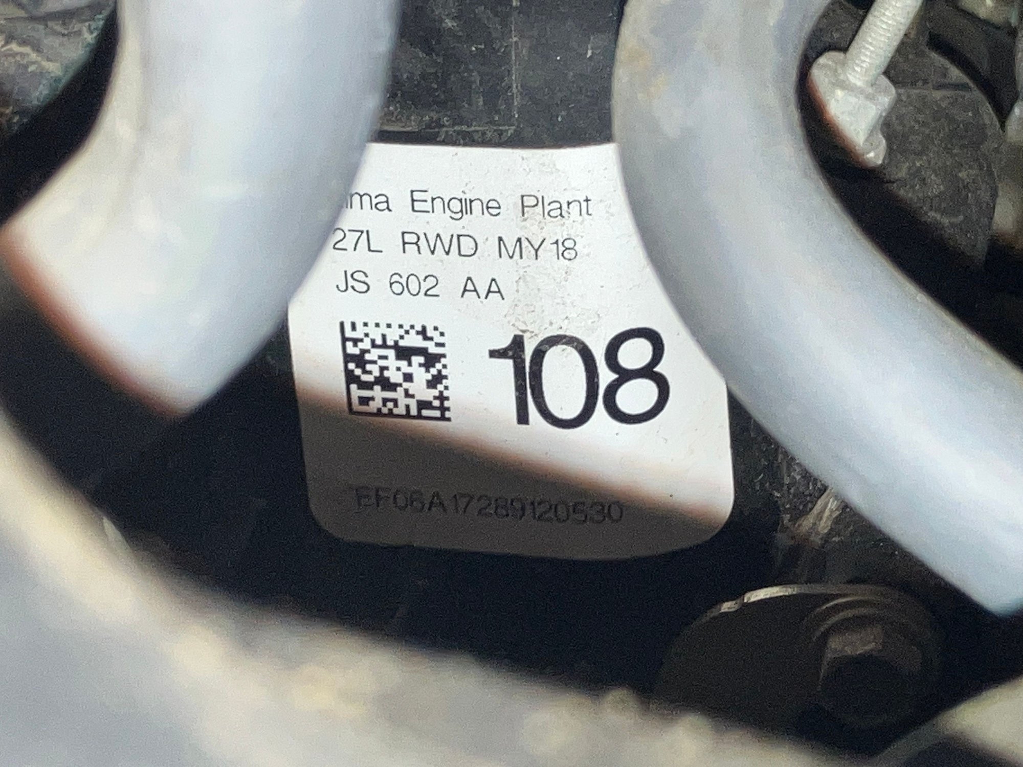 This is the 2018 2.7 that was swapped bolted and hooked up just need wiring sorted