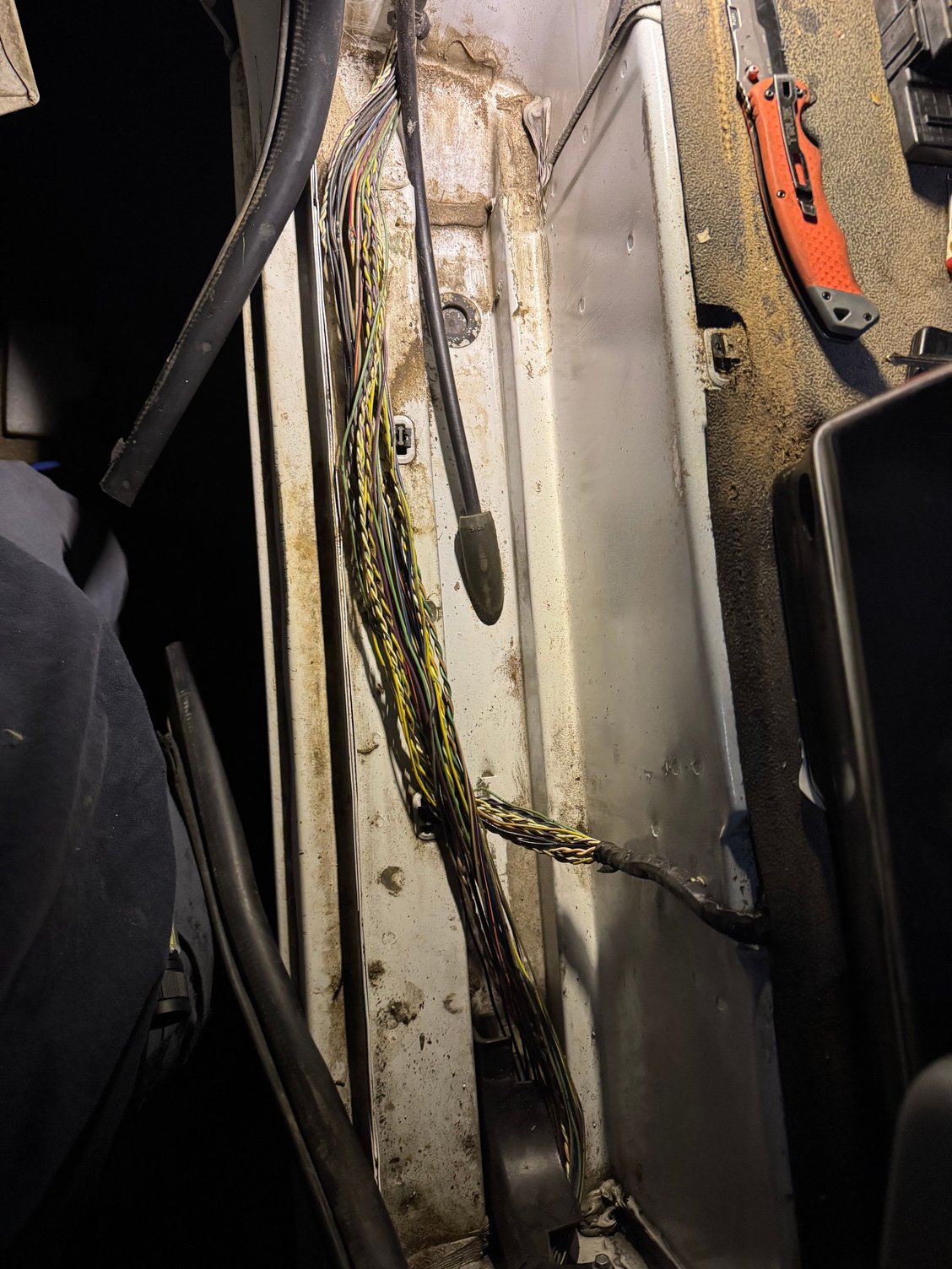 This whole section was full of water and I thought it was supposed to have a drain hole here, but their plug was Installed, and there was no way for the water To get out. 