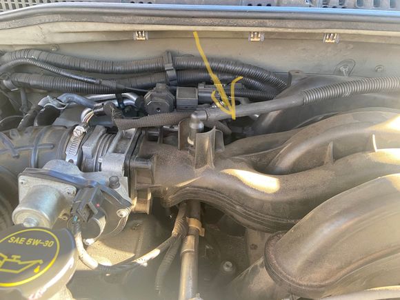 Can anybody tell me what this hose is called on my 2004 Ford Explorer XLT 4L?