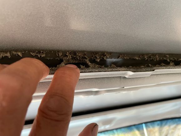 Pulling down on the cross member a bit