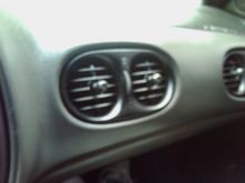 Painted the AC vents black too