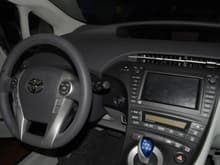 2010 Toyota Prius Steering Wheel and Navigation Screen